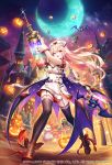  cleavage halloween nemusuke nurse pointy_ears romancing_saga_re;universe stockings thighhighs 