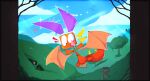absurd_res anthro castle cloud dragon flower flying forest gem happy hi_res male mythological_creature mythological_scalie mythology nest plant roksim scalie scorcho sky skyscape solo tail tree wings