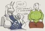 ambiguous_gender anthro big_breasts boss_monster_(undertale) bottomwear bovid breasts caprine clothing erect_nipples_under_clothes fangs female floppy_ears goat hi_res horn huge_breasts human mammal md34 monster overweight overweight_anthro overweight_female pants solo sweater tabard teeth tight_fit topwear toriel undertale_(series) wide_hips