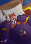 absurd_res anal anal_penetration bandai_namco bed big_dom_small_sub digimon digimon_(species) dominant forced furniture guilmon hector21314 hi_res penetration pillow purple_eyes rape red_body reptile scalie size_difference spread_legs spreading