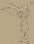 2024 anthro athletic athletic_anthro athletic_male bathing biceps broken_wing bubble_butt butt cybermananon dinosaur goodbye_volcano_high hair head_crest hi_res inside male monochrome naser_(gvh) nude pterodactylus pterosaur reptile scales scalie short_hair short_tail showering sketch snout solo tail water wet wet_body wet_scales wings