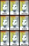 absurd_res anthro confusedraven covered_face emotions equid equine expression_sheet hi_res horse male mammal meme