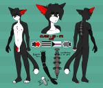  anthro claus_(timmy_rap_1o1) domestic_cat felid feline felis hi_res humanoid lemonpuff male mammal model_sheet solo tuxedo_cat 