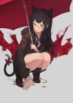  0000_(asd7083) animal_ears blood nekomimi tail umbrella 