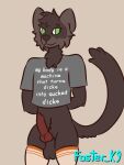  anthro bottomless clothed clothing genitals knot legwear male mammal meme meme_clothing mustelid penis solo solo_focus thigh_highs topwear wide_hips yaboyfoz! 