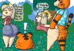 ambiguous_penetration animal_crossing anthro bedroom_eyes big_butt bottomwear bubble_butt butt clothing duo felid female gesture hand_gesture heart_eyes heart_symbol hi_res hotpants human instant_loss_2koma inviting inviting_to_sex klutzatdusk looking_back male male/female mammal narrowed_eyes nintendo one_eye_closed pantherine penetration public public_sex rowan_(animal_crossing) seductive sex shaking_butt shorts size_difference tiger tight_clothing v_sign villager_(animal_crossing) wink