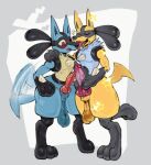 2024 animal_genitalia animal_penis anthro anthro_on_anthro balls big_balls big_penis blush canine_genitalia canine_penis darkluxia digitigrade duo erection eyes_closed frottage fur generation_4_pokemon genitals grey_background hand_on_shoulder hi_res knot licking looking_at_genitalia looking_at_penis lucario male male/male motion_blur motion_lines nintendo nude one_eye_closed open_mouth open_smile penile penis penis_size_difference pokemon pokemon_(species) saggy_balls sex sheath shiny_pokemon simple_background smile spikes spikes_(anatomy) standing tail tail_motion tailwag teeth tongue tongue_out tuft vein