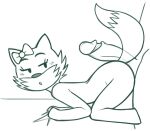 2024 admiral_wonderboat all_fours anthro bed bent_arm bent_leg biped black_and_white blush blush_lines bow_(feature) cheek_tuft curved_eyebrows dark_nose digital_drawing_(artwork) digital_media_(artwork) dipstick_tail domestic_cat dot_eyes duo emma_(admiral_wonderboat) erection eyebrows eyelashes faceless_character faceless_male facial_tuft felid feline felis female foreskin fur fur_tuft furniture genitals glans grabbing_sheets head_bow head_turned hot_dogging humanoid_genitalia humanoid_penis long_eyelashes looking_at_another&#039;s_penis looking_at_genitalia looking_at_penis looking_back male male/female mammal markings monochrome nude nude_anthro nude_female nude_male on_bed open_mouth penis prick_ears redout retracted_foreskin sex side_view standing tail tail_markings thick_thighs translucent translucent_tail tuft