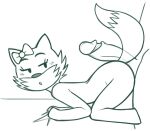  2024 admiral_wonderboat all_fours anthro bed bent_arm bent_leg biped black_and_white blush blush_lines bow_(feature) cheek_tuft curved_eyebrows dark_nose digital_drawing_(artwork) digital_media_(artwork) dipstick_tail domestic_cat dot_eyes duo emma_(admiral_wonderboat) erection eyebrows eyelashes faceless_character faceless_male facial_tuft felid feline felis female foreskin fur fur_tuft furniture genitals glans grabbing_sheets head_bow head_turned hot_dogging humanoid_genitalia humanoid_penis long_eyelashes looking_at_another&#039;s_penis looking_at_genitalia looking_at_penis looking_back male male/female mammal markings monochrome nude nude_anthro nude_female nude_male on_bed open_mouth penis prick_ears redout retracted_foreskin sex side_view standing tail tail_markings thick_thighs translucent translucent_tail tuft 