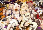  aurora_(azur_lane) azur_lane breast_hold cleavage glorious_(azur_lane) halloween megane sirius_(azur_lane) stockings swiftsure_(azur_lane) tagme thighhighs witch 