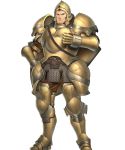  1boy armor armored_boots boots brown_eyes brown_hair fire_emblem fire_emblem_echoes:_shadows_of_valentia fire_emblem_heroes full_body gloves helmet highres male_focus official_art shield solo transparent_background valbar_(fire_emblem) weapon 