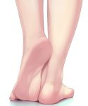  1girl absurdres bare_legs barefoot close-up fate/grand_order fate_(series) feet feet_only feet_together from_behind heel_raised highres ishtar_(fate/grand_order) naturalton simple_background soles solo toes white_background 