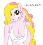  anthro big_breasts breasts cleavage clothed clothing equid equine female mammal my_little_pony sarcolopter 