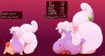  absurd_res anthro big_breasts big_butt bodily_fluids breast_expansion breast_smother breasts butt butt_expansion cracker_(artist) drooling female goodra growth hi_res huge_breasts huge_butt male male/female nintendo pok&eacute;mon pok&eacute;mon_(species) saliva smothering text thick_thighs video_games 