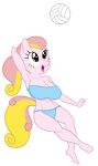  anthro breasts cleavage clothed clothing dosey_doe equid equine fan_character female mammal my_little_pony sarcolopter solo sport volleyball 