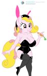  anthro big_breasts breasts cleavage clothed clothing equid equine female mammal my_little_pony sarcolopter 