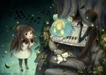  2019 brother brother_and_sister child clothed clothing deemo deemo_(character) doll goo_creature group hair human humanoid long_hair mammal musical_instrument official_art piano sibling sister unknown_artist young 