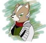  2008 bust_portrait clothed clothing fox_mccloud green_eyes male nintendo portrait rousefox solo star_fox video_games 