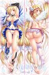  angel_wings ass astraea bad_id bad_pixiv_id barefoot bed_sheet blonde_hair blush breasts dakimakura feet legs long_hair lying medium_breasts multiple_views navel nipples on_back one_eye_closed open_clothes open_mouth panties panty_pull pussy red_eyes sora_no_otoshimono thighhighs tidsean twintails uncensored underwear undressing wings 
