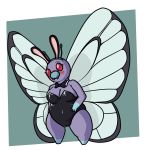  antennae_(anatomy) anthro arthropod big_breasts blush bow_tie breasts bunny_costume bunny_ears_(disambiguation) butterfly butterfree camel_toe clothing compound_eyes costume curvy_figure eyelashes fake_ears fake_rabbit_ears hi_res insect insect_wings lepidopteran naughtysableye nintendo overweight pok&eacute;mon pok&eacute;mon_(species) short_stack solo thick_thighs video_games voluptuous wings 