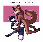 anthro anthro_on_anthro bandanna blue_body blue_fur blue_hair breasts brown_body brown_fur canid canine canis clothed clothing female fox fur hair hi_res krystal luraiokun male male/female mammal marty_shepard nintendo nipples penis pussy sex smile star_fox vaginal video_games wolf 