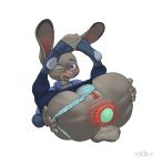  aedollon anal anal_oviposition anus butt disney egg female judy_hopps lagomorph mammal oviposition pussy solo zootopia 