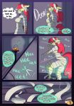  2016 absurd_res anthro apple_bloom_(mlp) border breasts butt candy clothing comic costume detailed_background dialogue earth_pony english_text equid equine female food footwear friendship_is_magic fruit fur hair halloween hi_res holidays horse jack-o&#039;-lantern mammal mummy my_little_pony plant plantigrade pony pumpkin purple_border red_hair scissors shoes side_boob somescrub speech_bubble teeth text thought_bubble undead yellow_body yellow_fur 