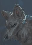  2019 ambiguous_gender canid canine canis digital_media_(artwork) feral fur hauringu headshot_portrait hi_res mammal portrait solo wolf 
