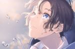  all_male black_hair blue_eyes close male original oto_(8731832) short_hair tears 