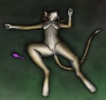  2019 4_toes 5_fingers anthro areola bethesda_softworks breasts claws countershading dawnlux digital_drawing_(artwork) digital_media_(artwork) digitigrade drugs felid female fingers fur hair hi_res human_genatalia khajiit mammal multicolored_body multicolored_fur navel nipples nude open_mouth patterned_fur pussy solo the_elder_scrolls toes two_tone_body two_tone_fur unconscious video_games white_body white_countershading white_fur 