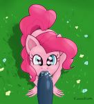  absurd_res anthro bodily_fluids duo equid equine fellatio female friendship_is_magic hi_res kumakum looking_at_viewer male mammal my_little_pony oral penile pinkie_pie_(mlp) sex solo_focus 
