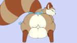  2019 2d_animation animated anus backsack balls big_balls big_butt big_tail blue_eyes bouncing_balls brown_body brown_fur butt canid canine digital_media_(artwork) feral fur gluttony_(changing_fates) heftyotter huge_balls huge_butt looking_at_viewer loop male mammal perineum presenting presenting_balls presenting_hindquarters puppypaws raccoon_dog simple_background slightly_chubby smile solo tanuki twerking 