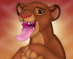  absurd_res aged_up black_lips blue_eyes bodily_fluids disney drooling emu34b felid female fur hi_res invalid_tag lion lips looking_at_viewer mammal mouth_shot pantherine paws rani saliva teeth the_lion_guard the_lion_king vector 