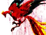  gen_2_pokemon ho-oh no_humans phoenix pokemon pokemon_(creature) raven_tire simple_background solo 