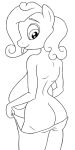  anthro breasts clothing equid equine female greyscale horse mammal monochrome pony sarcolopter solo 
