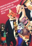  2017 antelope anthro benjamin_clawhauser bovid brown_body brown_fur buckteeth canid canine caprine cheetah clothing dawn_bellwether disney domestic_sheep duo emmitt_otterton eyewear fangs felid feline female fennec finnick fox fur gazelle gazelle_(zootopia) glasses grant&#039;s_gazelle green_eyes grey_body grey_fur hi_res judy_hopps lagomorph leporid looking_at_viewer lutrine male mammal motsuko8 mrs._otterton mustelid nanger nick_wilde one_eye_closed open_mouth open_smile orange_body orange_fur rabbit sheep simple_background smile suit teeth true_antelope white_body white_fur white_wool wink wool_(fur) yellow_body yellow_fur zootopia 