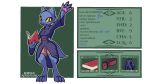  16:9 2019 3_toes 4_fingers alpha_channel anthro biped blue_(kobold_adventure) blue_body book bottomwear breasts claws clothed clothing digital_media_(artwork) english_text female fingers gesture hi_res kobold kobold_adventure medium_breasts model_sheet non-mammal_breasts pawpads quitetricky robe scalie shorts simple_background slit_pupils smile solo standing story story_in_description text toes transparent_background video_games waving yellow_eyes 
