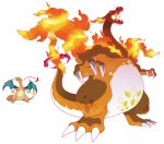  2019 3_fingers 3_toes alpha_channel ambiguous_gender biped charizard claws countershade_torso countershading dragon feral fingers fire flaming_tail flaming_wings gigantamax_charizard gigantamax_pok&eacute;mon horn long_tail nintendo official_art orange_body orange_scales pok&eacute;mon pok&eacute;mon_(species) reference_image scales simple_background solo toes transparent_background unknown_artist video_games white_body white_claws wings yellow_body yellow_eyes yellow_scales 