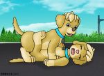  blue_eyes brother brother_and_sister canid canine canis collar cub domestic_dog ella_(paw_patrol) eyes_closed female fur hair incest kerocat male male/female mammal paw_patrol sex sibling sister tuck_(paw_patrol) twincest twins young 