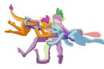  absurd_res anthro arthropod ball_fondling balls blush butt butt_grab changeling chedx dragon fellatio female fondling friendship_is_magic group group_sex hand_on_butt hi_res male male/female my_little_pony ocellus_(mlp) oral penile penis pussy sex smolder_(mlp) spike_(mlp) superabsurd_res tongue young 