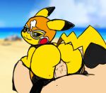  2019 animated bestiality big_butt bodily_fluids butt cleft_tail clothed clothing colored cosplay_pikachu_(costume) costume cum duo edit female female_penetrated feral genital_fluids half-closed_eyes hi_res human human_on_feral interspecies lkiws looking_back male male/female male_on_feral male_penetrating male_penetrating_female mammal mask nintendo on_top pants_down partially_clothed penetration penis pikachu pikachu_libre pok&eacute;mon pok&eacute;mon_(species) pussy pussy_juice reverse_cowgirl_position rodent sex short_stack vaginal vaginal_penetration video_games 