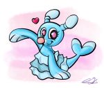  &lt;3 2016 absurd_res blue_body brionne digital_media_(artwork) female feral hi_res looking_at_viewer mammal marine nintendo oldisryan pink_background pinniped pok&eacute;mon pok&eacute;mon_(species) simple_background smile solo video_games 