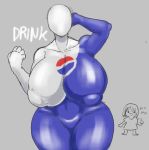  big_breasts breasts command crossgender curvy_figure duo female female_focus grey_background huge_breasts humanoid nipple_outline not_furry pepsi pepsiman_(character) simple_background solo_focus thick_thighs unknown_artist voluptuous wide_hips 