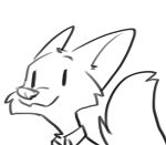  animated anthro black_and_white briskby canid canine cheek_tuft clothed clothing disney face_tuft fox low_res mammal monochrome nick_wilde reaction_image shirt simple_background sketch tailwag topwear tuft vertical_bar_eyes white_background zootopia 