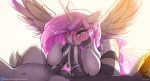  2019 cutie_mark darkhazard digital_media_(artwork) double_oral equid faceless_male fan_character feathered_wings feathers fellatio female feral friendship_is_magic group hi_res horn male male/female mammal medial_ring my_little_pony navel oral penile princess_celestia_(mlp) princess_molestia sex silver_sickle_(oc) solo_focus vein winged_unicorn wings 