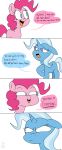  2019 absurd_res comic dialogue duo earth_pony emositecc english_text equid equine female feral friendship_is_magic hair hi_res horn horse mammal my_little_pony pinkie_pie_(mlp) pony text trixie_(mlp) unicorn 