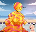  &lt;3 2017 absurd_res ambiguous_gender beach bent_over big_breasts biped blush breasts cloud curvy_figure detailed_background digital_media_(artwork) dripping duo eyeless featureless_breasts female flora_fauna goo_creature hanging_breasts hi_res huge_breasts human larger_female light_skin lips looking_back mammal mario_bros motion_lines multicolored_body nintendo non-mammal_breasts not_furry nude open_mouth outside piranha_plant plant polluted_piranha_plant red_body sand sea seaside sharp_teeth size_difference sky sly smile solo_focus somescrub standing surprise tan_body tan_skin teeth thick_lips two_tone_body vertical_bar_eyes video_games voluptuous water white_eyes yellow_body 