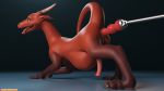  3d_(artwork) absurd_res anal angus_(critterclaws) bodily_fluids critterclaws crittermatic cum digital_media_(artwork) dildo dragon feral genital_fluids hi_res male male/male sex_toy 