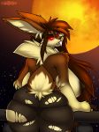  big_breasts blood_moon breasts bunnieh bunniehkins butt clothing female growth hi_res hyper lagomorph leporid mammal moon panties pinup pose rabbit torn_clothing underwear were werelagomorph wererabbit 