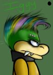  2015 blue_eyes iggy_koopa koopa koopaling mario_bros nintendo renee-moonveil scalie video_games 